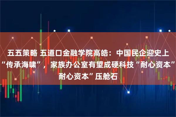 五五策略 五道口金融学院高皓：中国民企迎史上最集中“传承海啸”，家族办公室有望成硬科技“耐心资本”压舱石